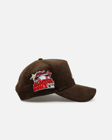 New Era Atlanta Braves 'Cord Tones' 9FORTY A-Frame Snapback Walnut