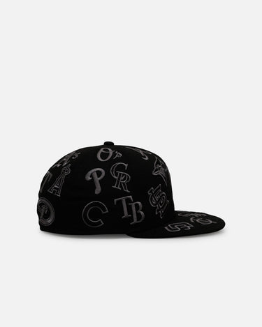 New Era MLB All Over Stealth 59FIFTY Fitted Black/Charcoal