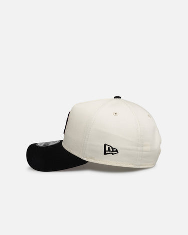 New Era New York Yankees "Chrome Black Pink" 9Forty A-Frame Snapback White